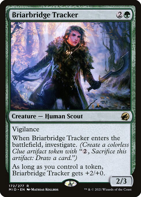 Briarbridge Tracker – Innistrad: Midnight Hunt (MID-172) Magic: The Gathering card