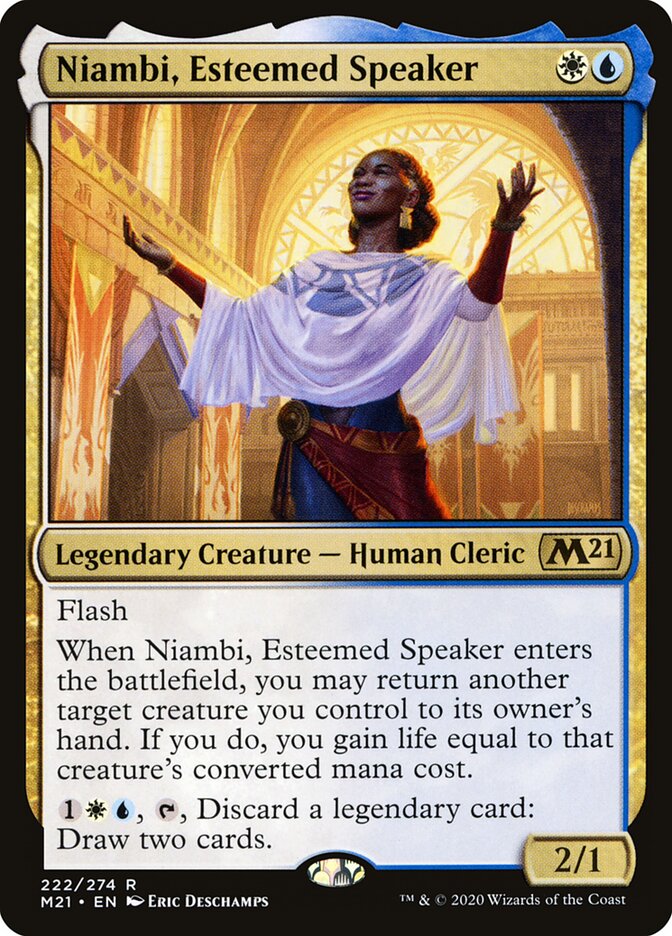 Niambi, Esteemed Speaker - Core 2021 (Rare) [M21-222] Hauptbild