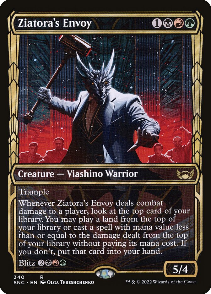 Magic-kaart Ziatora's Envoy SNC-340 uit Streets of New Capenna (Rare)