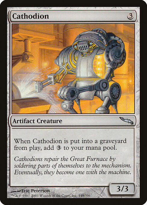 Cathodion – Mirrodin (MRD-149) Magic: The Gathering card | LC-REM-20260804-15617496777036-e223e822-a7a0-48d1-9bb7-88ee3d939c6f