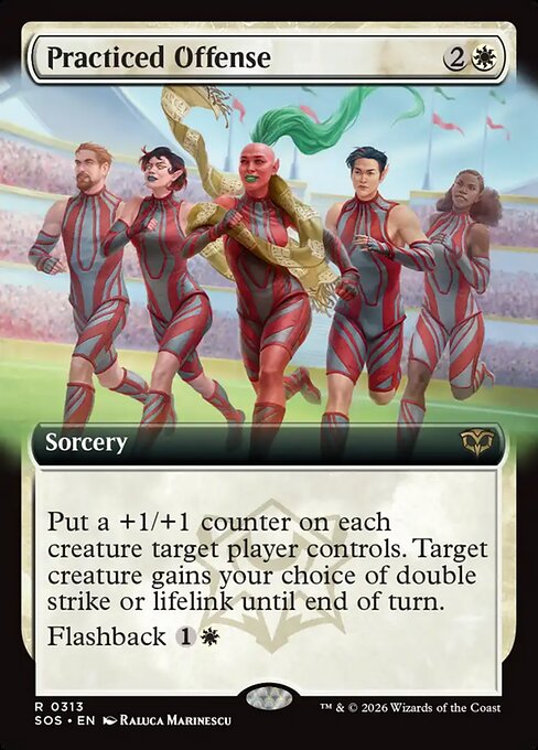 Practiced Offense – Secrets of Strixhaven (SOS-313) Magic: The Gathering card | LC-REM-20260804-15765060387148-e22c20cf-69c2-4225-8011-00cd27ac4103