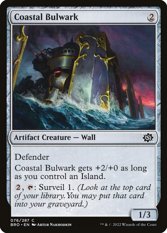 Coastal Bulwark - The Brothers' War (Common) [BRO-76]