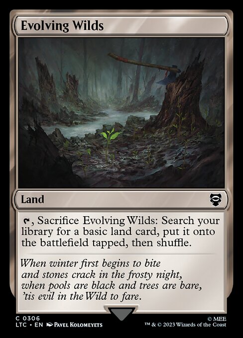 Evolving Wilds – Tales of Middle-earth Commander (LTC-306) Magic: The Gathering card | LC-REM-20260804-15151330820428-e24ec4c1-5a28-450d-8e37-62a154749ee6
