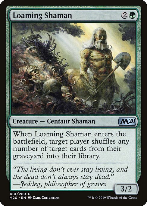 Loaming Shaman – Core Set 2020 (M20-180) Magic: The Gathering card | LC-REM-20260804-15361525547340-e2638252-f329-4d83-a705-6e369462d83a