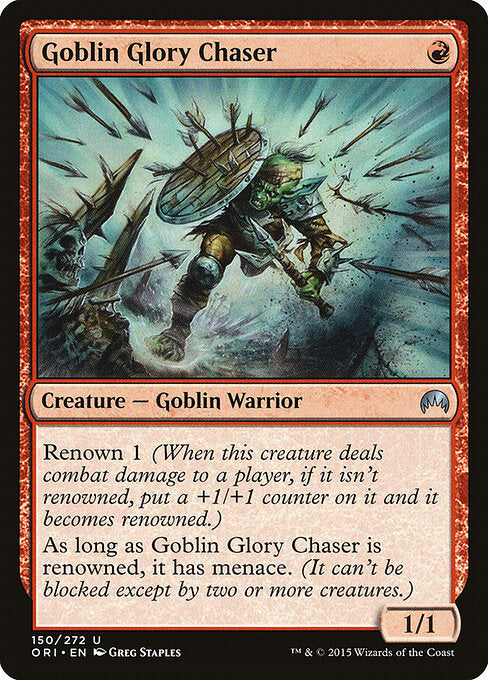 Goblin Glory Chaser – Magic Origins (ORI-150) Magic: The Gathering card Main image