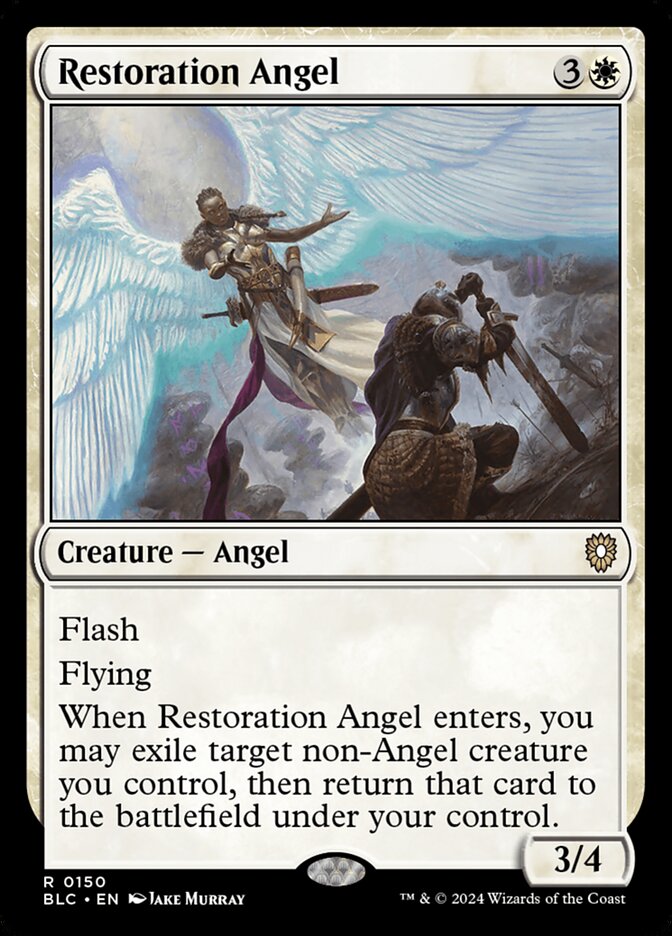 Restoration Angel - Commander: Bloomburrow (Rare) [BLC-150]