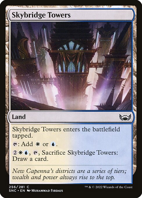 Skybridge Towers – Streets of New Capenna (SNC-256) Magic: The Gathering card Hoofdafbeelding