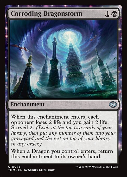 Corroding Dragonstorm – Tarkir: Dragonstorm (TDM-75) Magic: The Gathering card | LC-REM-20260804-15401855844684-e2a2d395-26d6-4eb2-9e8c-ed7dbbd3a8f5