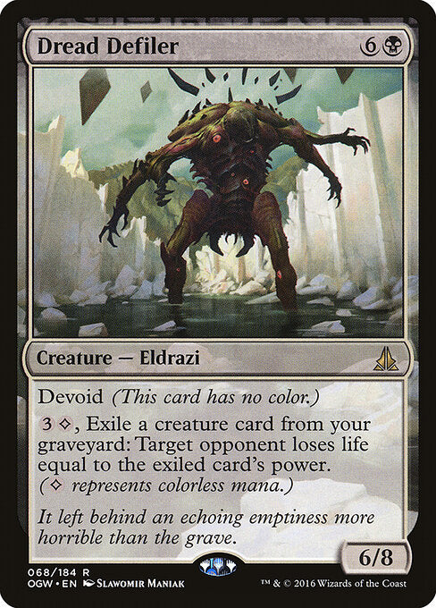 Dread Defiler – Oath of the Gatewatch (OGW-68) Magic: The Gathering card