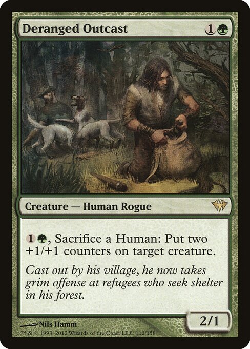 Deranged Outcast – Dark Ascension (DKA-112) Magic: The Gathering card | LC-REM-20260804-15339548574028-e2b35fee-8e24-4d89-ad77-d55d06bb1d7f