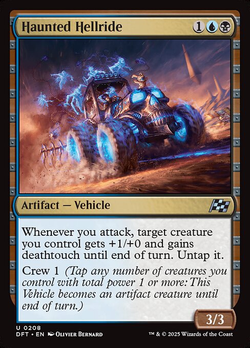 Haunted Hellride – Aetherdrift (DFT-208) Magic: The Gathering card Hoofdafbeelding
