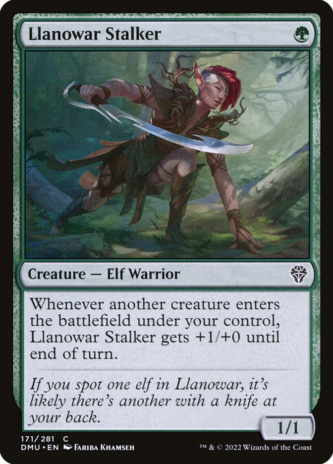 Llanowar Stalker - Dominaria United (Common) [DMU-171]