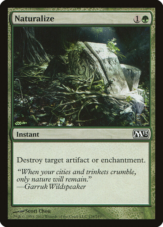 Naturalize - Magic 2013 (Common) [M13-178]