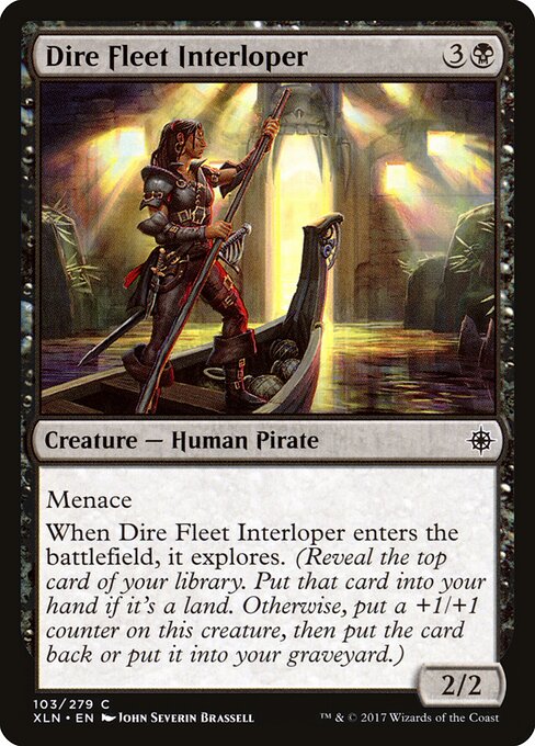 Dire Fleet Interloper – Ixalan (XLN-103) Magic: The Gathering card