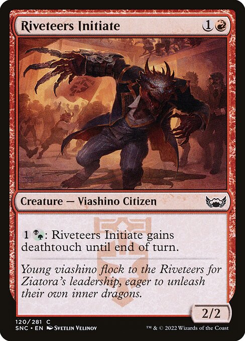 Riveteers Initiate – Streets of New Capenna (SNC-120) Magic: The Gathering card
