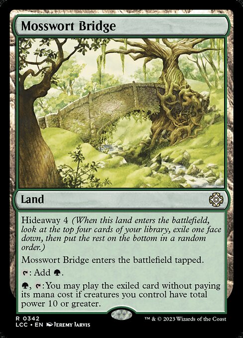 Mosswort Bridge – Commander: The Lost Caverns of Ixalan (LCC-342) Magic: The Gathering card Main image