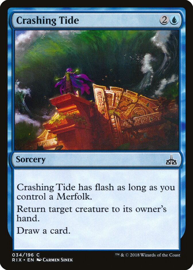 Crashing Tide - Rivals of Ixalan (Common) [RIX-34]