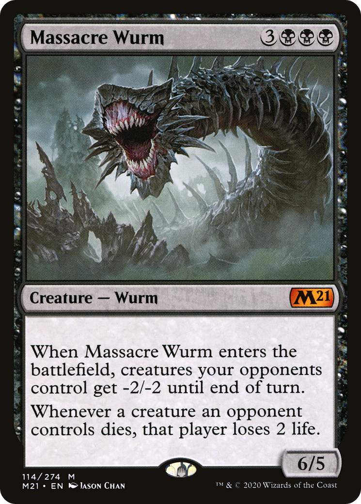 Massacre Wurm – Core 2021 114 – Magic: The Gathering single card Main image