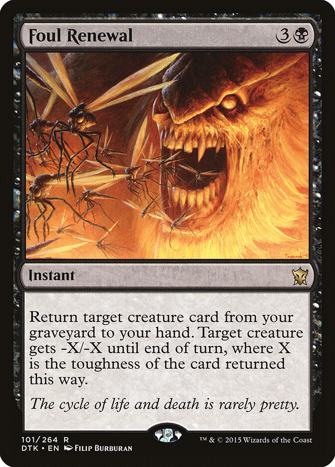 Foul Renewal - Dragons of Tarkir (Rare) [DTK-101]