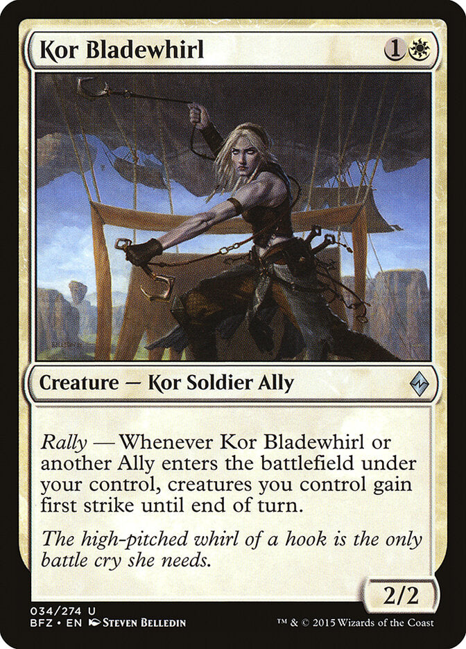 Kor Bladewhirl - Battle for Zendikar (Uncommon) [BFZ-34]