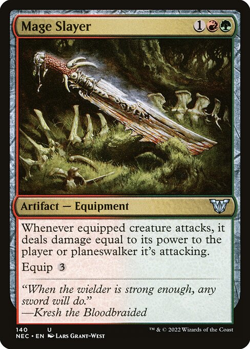 Mage Slayer – Neon Dynasty Commander (NEC-140) Magic: The Gathering card | LC-REM-20260804-15711434375500-e3226808-493e-4df2-9446-cb7cb47aaf2c Hauptbild