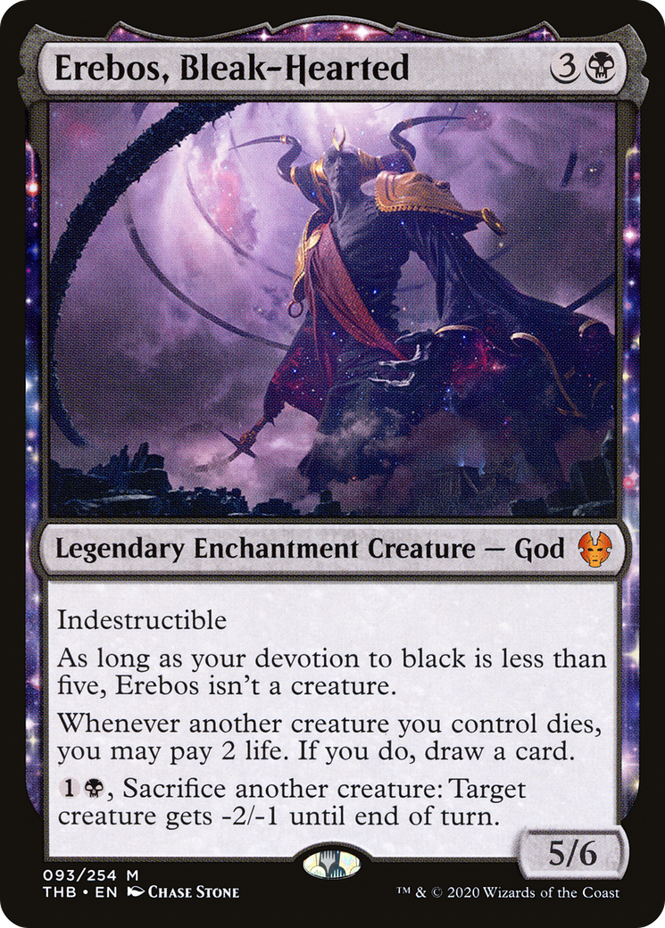 Erebos, Bleak-Hearted – Theros Beyond Death 93 – Magic: The Gathering single card Main image