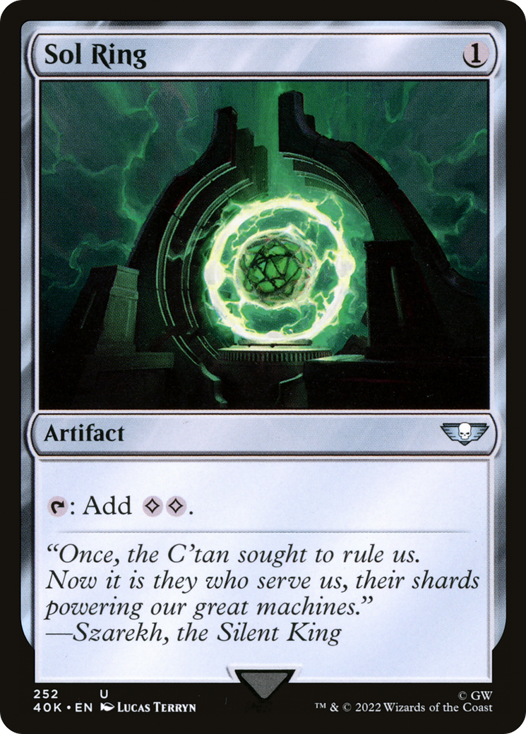 Sol Ring – Universes Beyond: Warhammer 40,000 252 – Magic: The Gathering single card Main image