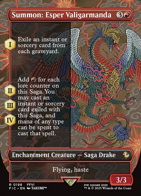 Summon: Esper Valigarmanda – Final Fantasy Commander (FIC-198) Magic: The Gathering card | LC-REM-20260804-15339674272076-e34b664c-2e80-4672-83ae-51babf28cf6c