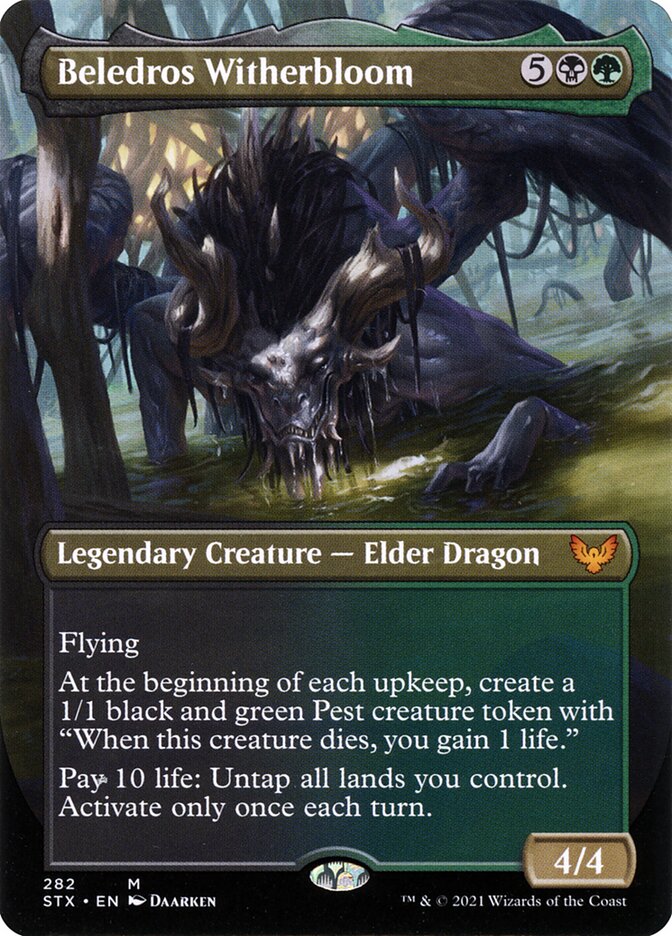 Magic-kaart Beledros Witherbloom STX-282 uit Strixhaven: School of Mages (Mythic) Hauptbild