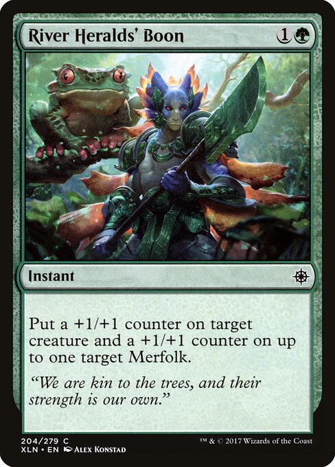 River Heralds' Boon – Ixalan (XLN-204) Magic: The Gathering card
