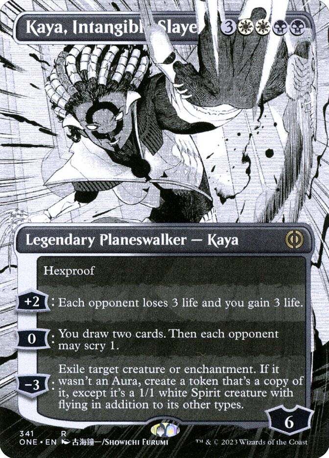 Magic-kaart Kaya, Intangible Slayer XONE-341 uit Phyrexia: All Will Be One: Extras (Rare)