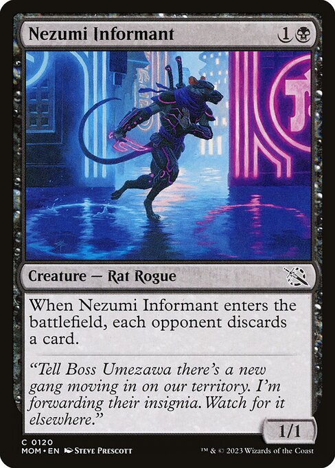 Nezumi Informant – March of the Machine (MOM-120) Magic: The Gathering card