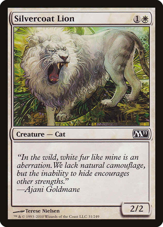Silvercoat Lion - Magic 2011 (Common) [M11-31] Imagen principal del producto
