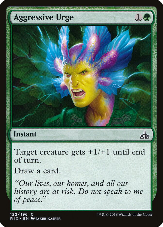 Aggressive Urge - Rivals of Ixalan (Common) [RIX-122]