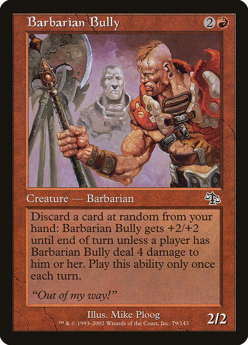 Barbarian Bully – Judgment (JUD-79) Magic: The Gathering card