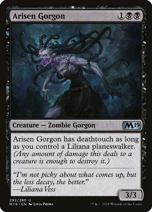 Arisen Gorgon – Core Set 2019 (M19-292) Magic: The Gathering card