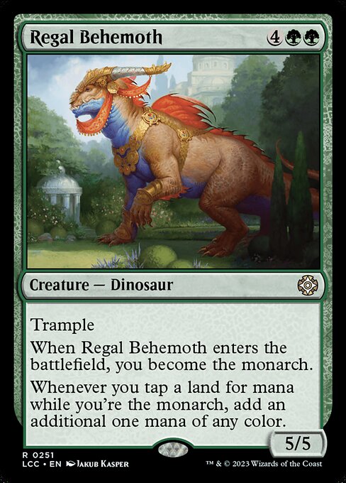 Regal Behemoth – Commander: The Lost Caverns of Ixalan (LCC-251) Magic: The Gathering card Main image