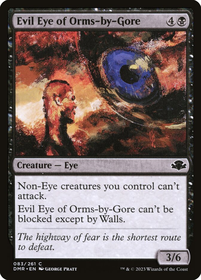 Evil Eye of Orms-by-Gore - Dominaria Remastered (Common) [DMR-83]