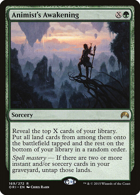 Animist's Awakening – Magic Origins (ORI-169) Magic: The Gathering card