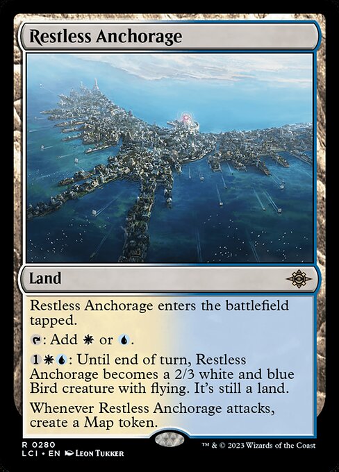 Restless Anchorage – The Lost Caverns of Ixalan (LCI-280) Magic: The Gathering card