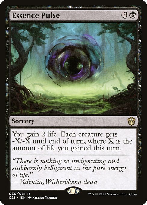 Essence Pulse – Commander 2021 (C21-39) Magic: The Gathering card | LC-REM-20260804-15154918523212-e3e32d1b-e580-4d09-b285-c8d6c5297896