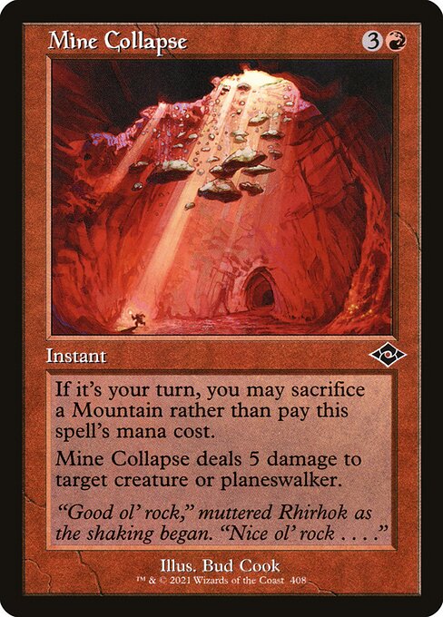 Mine Collapse – Modern Horizons 2 (MH2-408) Magic: The Gathering card | LC-REM-20260804-15151159968076-e3eeb96a-1e2c-47fa-9cfc-7d1ead1cfab6