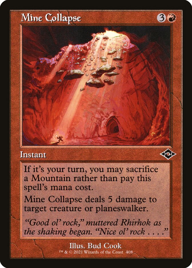 Magic-kaart Mine Collapse MH2-408 uit Modern Horizons 2 (Common)