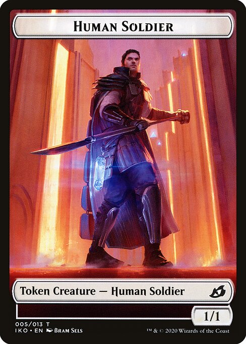 Human Soldier – Ikoria: Lair of Behemoths Tokens (TIKO-5) Magic: The Gathering card | LC-REM-20260804-15151110488396-e406949f-c629-48fa-9fb0-ba6191054d35 Main image