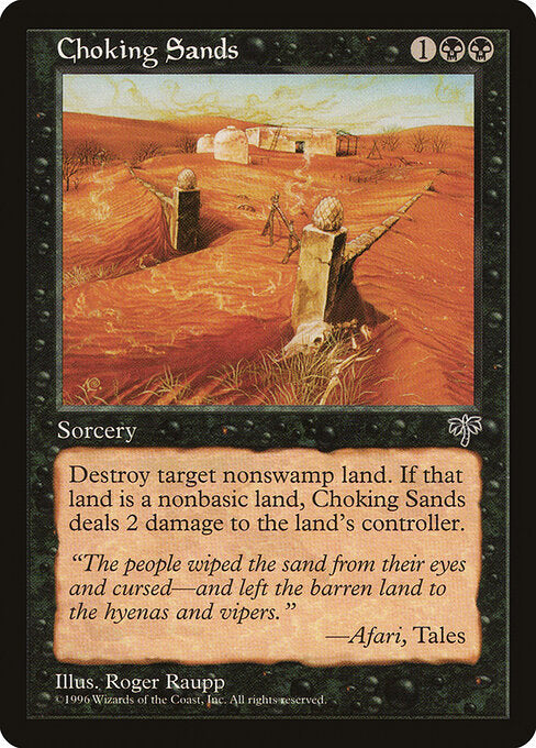 Choking Sands – Mirage (MIR-113) Magic: The Gathering card | LC-REM-20260804-15151820669260-e41c15fb-01a1-446e-9e88-71e8e95d9bce Main image