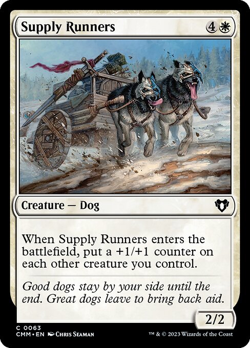 Supply Runners – Commander Masters (CMM-63) Magic: The Gathering card Immagine principale del prodotto