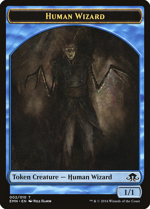 Human Wizard – Eldritch Moon Tokens (TEMN-2) Magic: The Gathering card | LC-REM-20260804-15359416992076-e4439a8b-ef98-428d-a274-53c660b23afe Imagen principal del producto