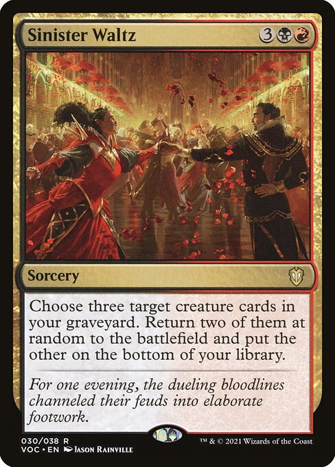 Sinister Waltz – Commander: Innistrad: Crimson Vow (VOC-30) Magic: The Gathering card
