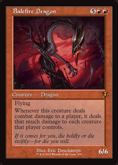Balefire Dragon – Innistrad Remastered (INR-479) Magic: The Gathering card | LC-REM-20260804-15339522720076-e4510ee2-8a2e-4fe5-94af-df420a6a35a0 Imagen principal del producto