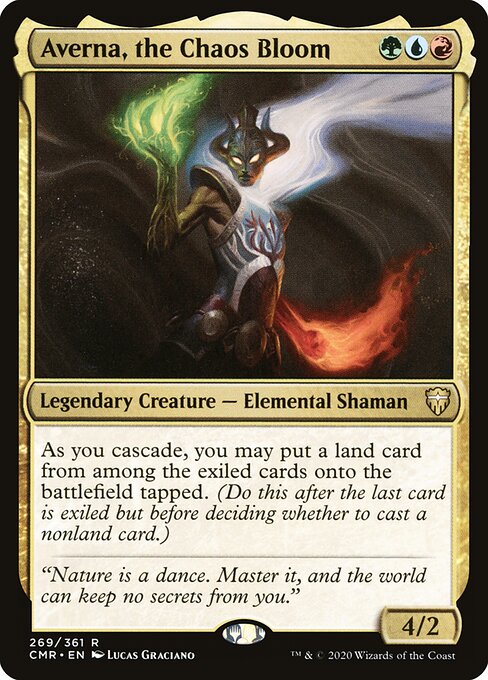 Averna, the Chaos Bloom – Commander Legends (CMR-269) Magic: The Gathering card